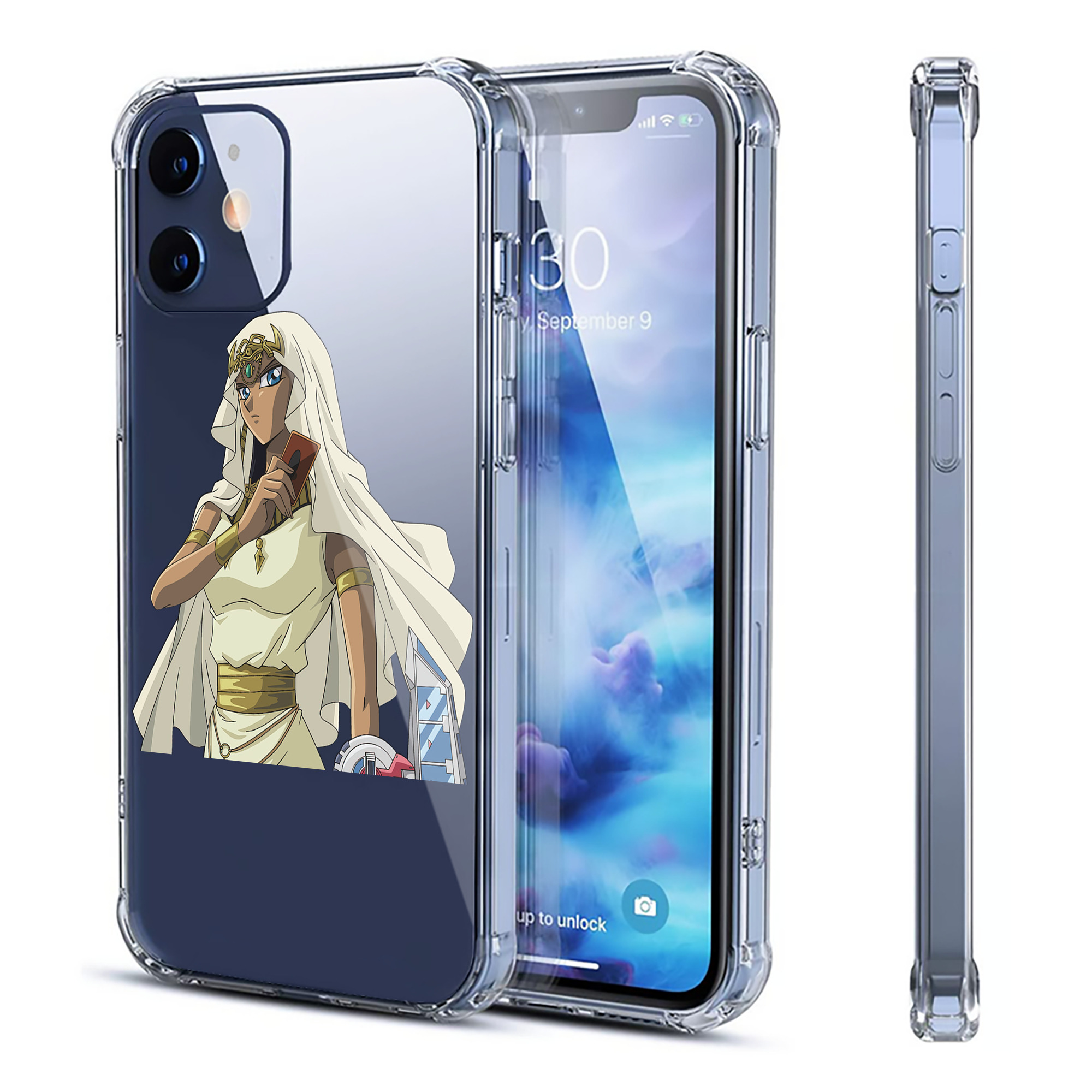 （画像用） 遊☆戯☆王 Yu-Gi-Oh! 【iPhone 12シリーズ対応】透明スマホケース（クリアソフトケース）